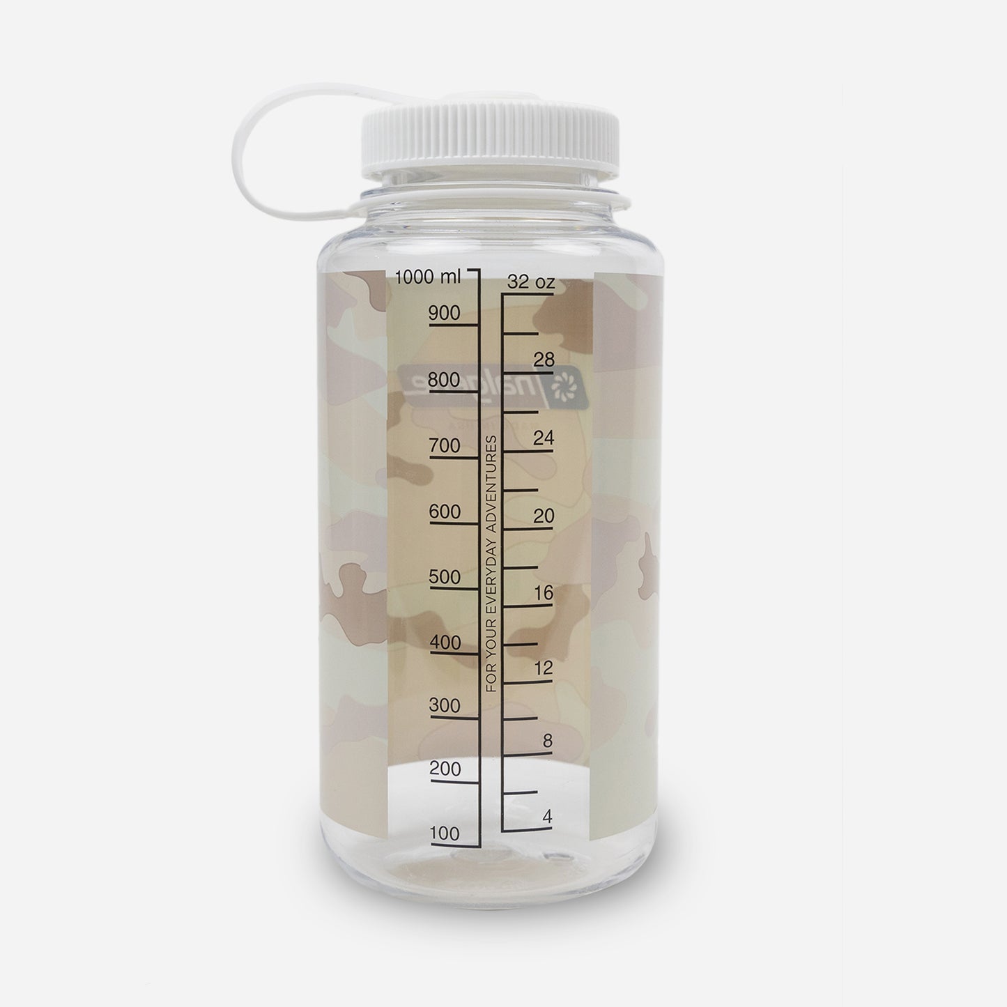 1L Wide Mouth Camo Print Bottles