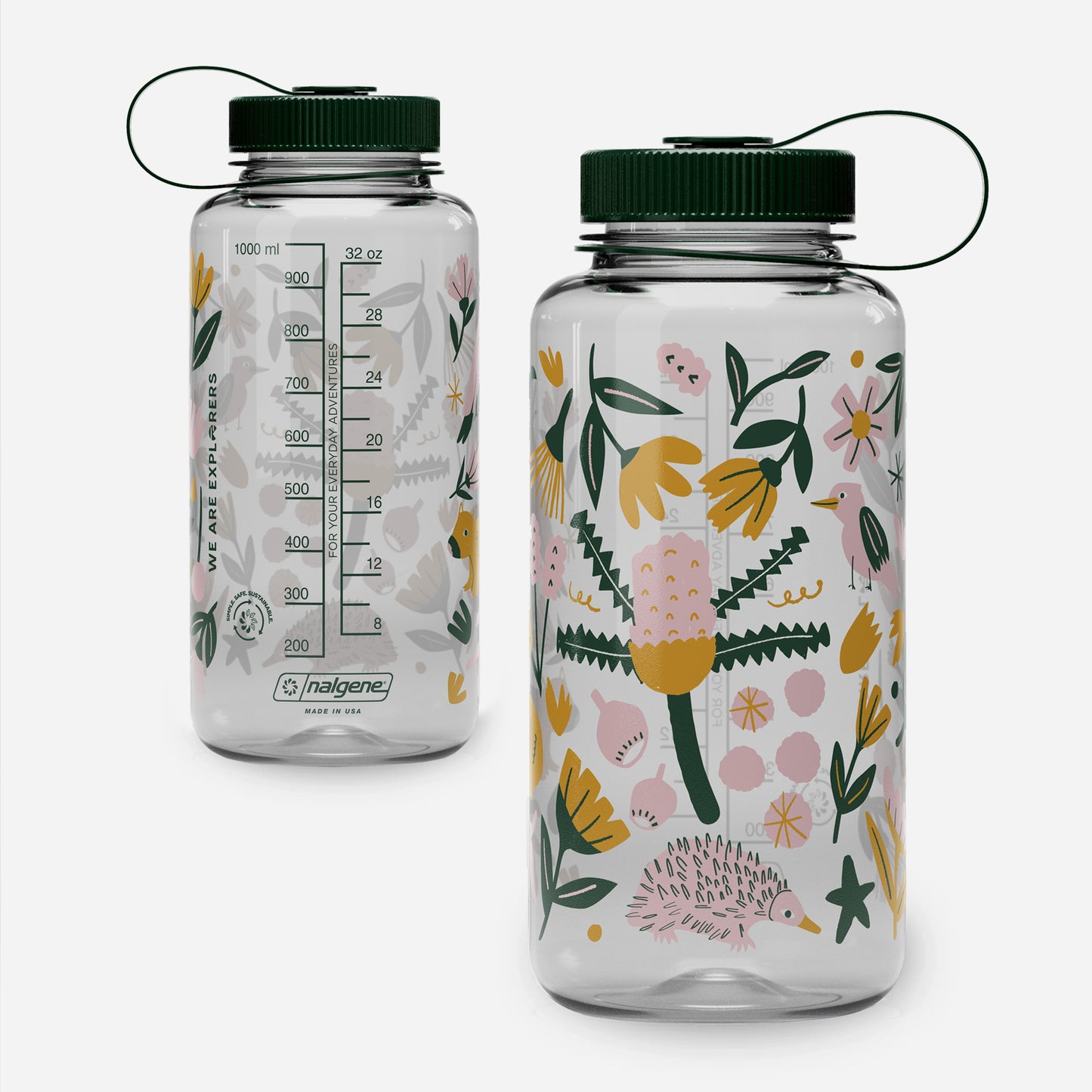 1L Wide Mouth Sustain Water Bottle - We Are Explorers x Nalgene